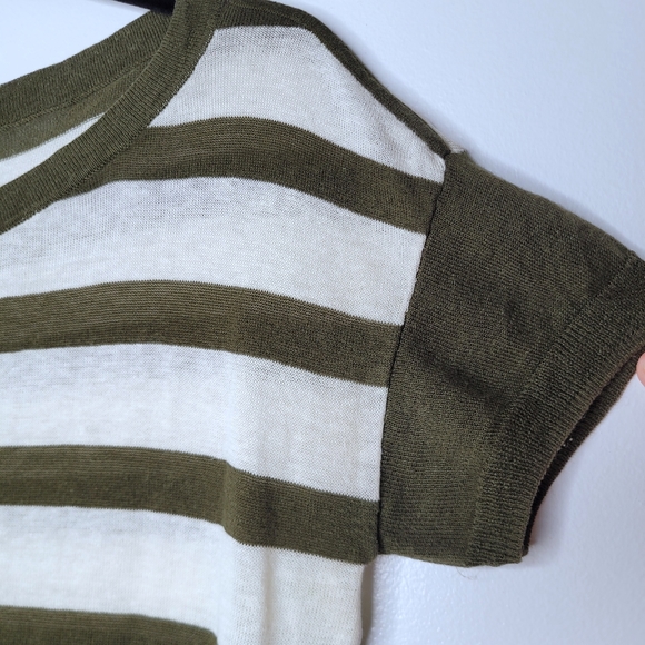 2/$30 🌻 | J. Crew | Striped Silk/Linen Top - Picture 4 of 11